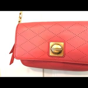 Marc by Marc Jacobs Cross Body in Coral Leather